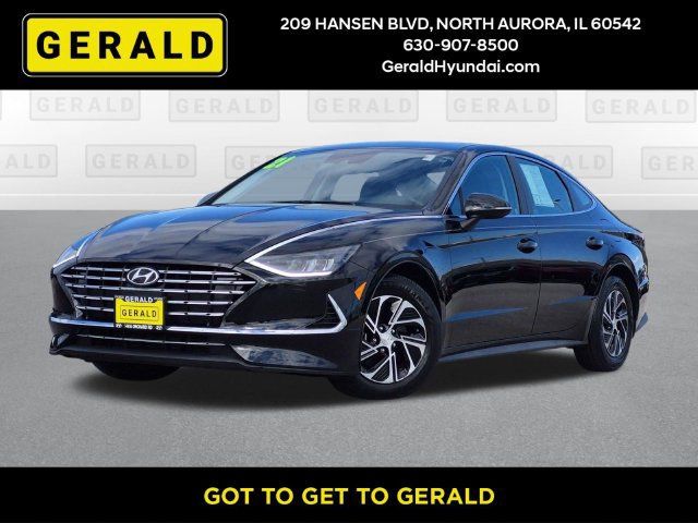 Certified 2021 Hyundai Sonata Blue FWD image 1