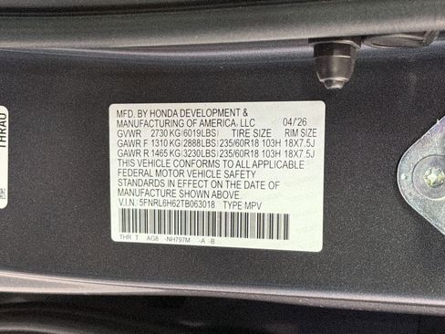 New 2026 Honda Odyssey EX-L image 21