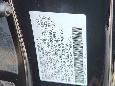 New 2026 Honda Odyssey EX-L image 18