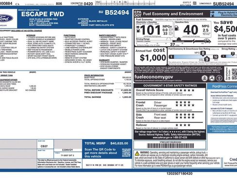 New 2025 Ford Escape SE image 2