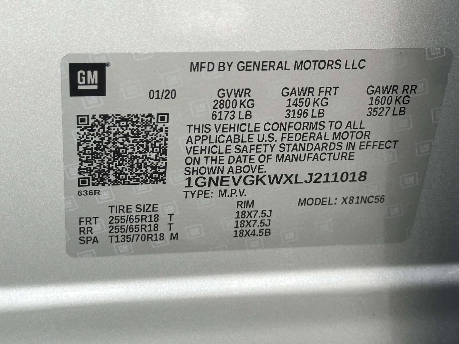 Used 2020 Chevrolet Traverse LT w/ Driver Confidence II Package AWD/4WD image 31
