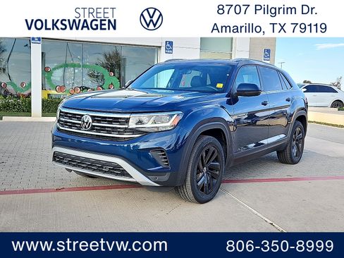 Certified 2022 Volkswagen Atlas Cross Sport SE w/ Panoramic Sunroof Package image 1