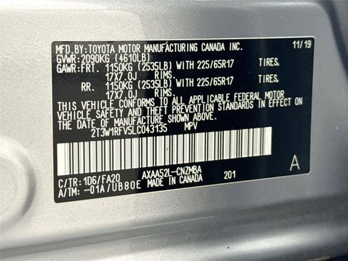 Used 2020 Toyota RAV4 XLE w/ Convenience Package FWD image 42