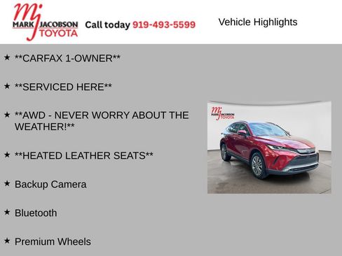 Used 2021 Toyota Venza XLE w/ Softex Package AWD/4WD image 5
