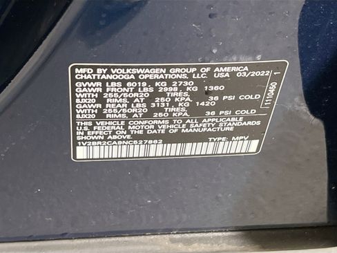 Used 2022 Volkswagen Atlas SEL image 34