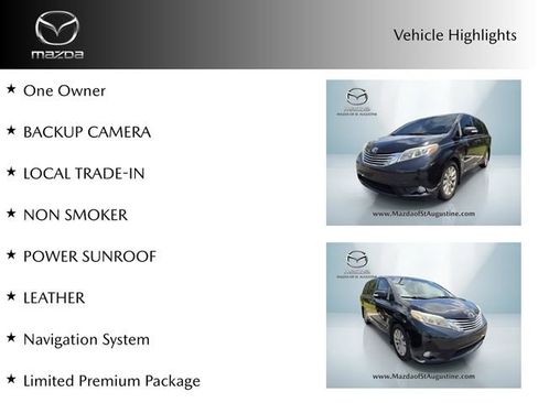 Used 2016 Toyota Sienna Limited Premium FWD image 2