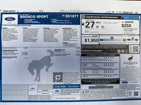 Used 2025 Ford Bronco Sport Big Bend AWD/4WD image 26