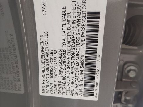 Certified 2025 Honda Accord SE image 20