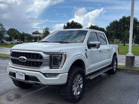 Used 2021 Ford F150 Platinum w/ Trailer Tow Package AWD/4WD image 1