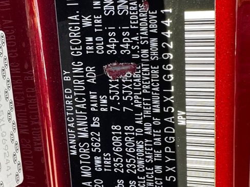 Used 2020 Kia Sorento AWD V6 image 26