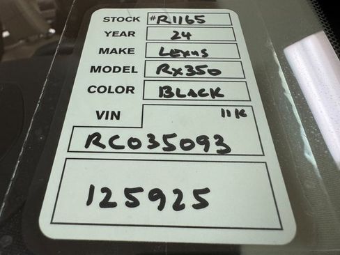 Used 2024 Lexus RX 350 Premium Plus image 29