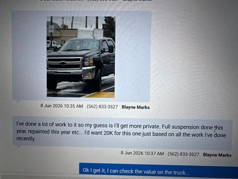 Used 2008 Chevrolet Silverado 2500 LTZ w/ Suspension Package, Off-Road AWD/4WD image 3