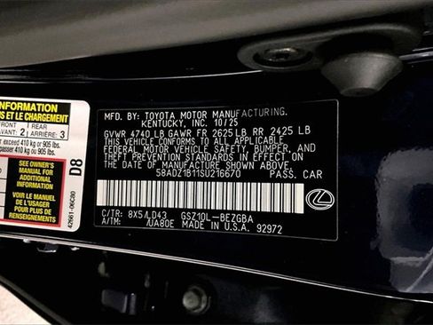 New 2025 Lexus ES 350 w/ Premium Package image 13