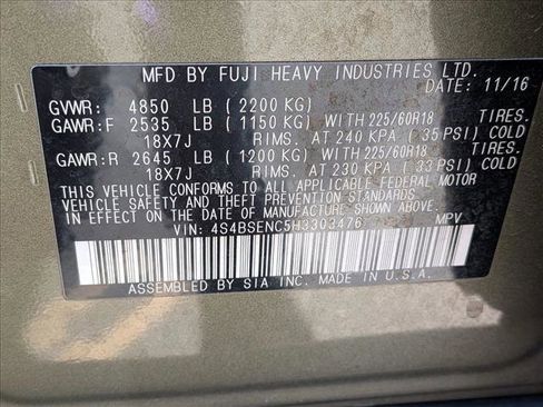 Used 2017 Subaru Outback 3.6R Limited AWD/4WD image 14