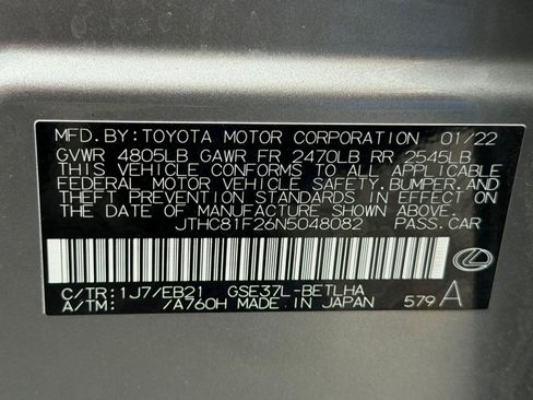Certified 2022 Lexus IS 300 AWD w/ Comfort Package image 21
