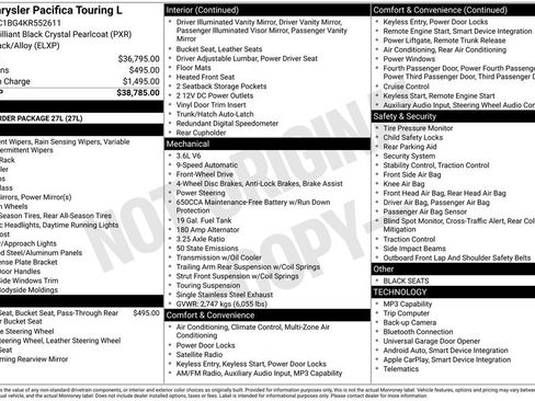 Used 2019 Chrysler Pacifica Touring-L FWD image 16