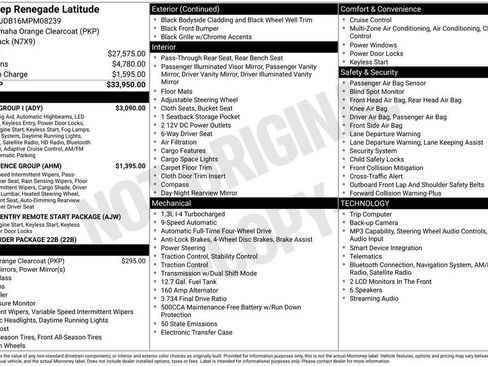 Used 2021 Jeep Renegade Latitude w/ Luxury Group I AWD/4WD image 2