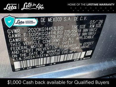 New 2026 Acura ADX FWD image 29