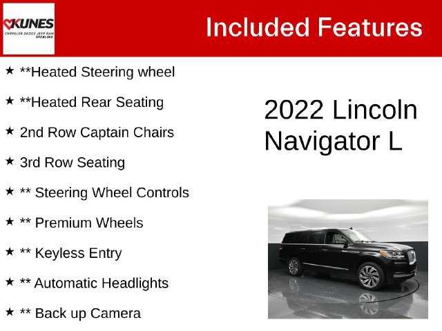 Used 2022 Lincoln Navigator L Reserve AWD/4WD image 5