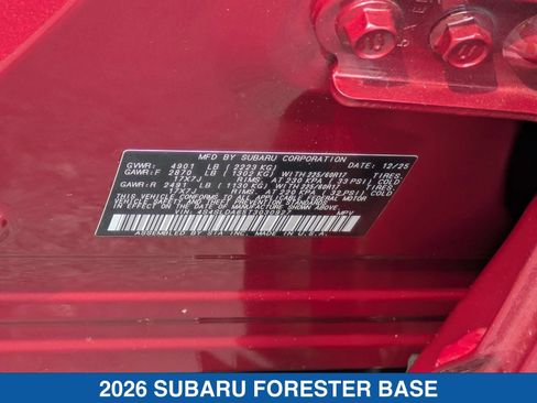 Certified 2026 Subaru Forester AWD/4WD image 37