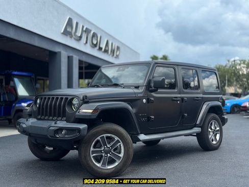 Used 2020 Jeep Wrangler Unlimited Sahara AWD/4WD image 1