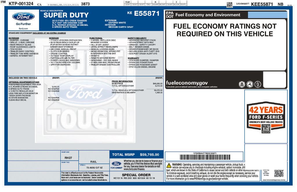 Used 2019 Ford F450 XLT AWD/4WD image 33