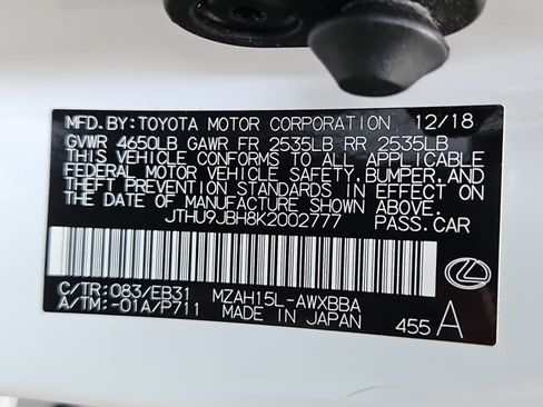 Used 2019 Lexus UX 250h F Sport w/ F Sport Premium Package AWD/4WD image 26