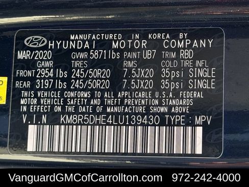 Used 2020 Hyundai Palisade Limited AWD/4WD image 36