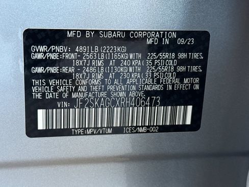 Certified 2024 Subaru Forester Sport image 27