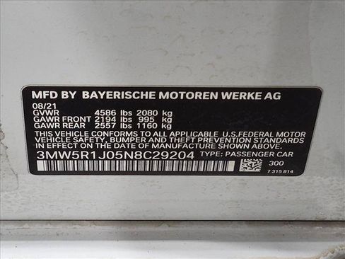 Used 2022 BMW 330i Sedan w/ Driving Assistance Package RWD image 26