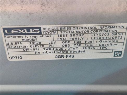 Used 2020 Lexus ES 350 w/ Premium Package FWD image 20