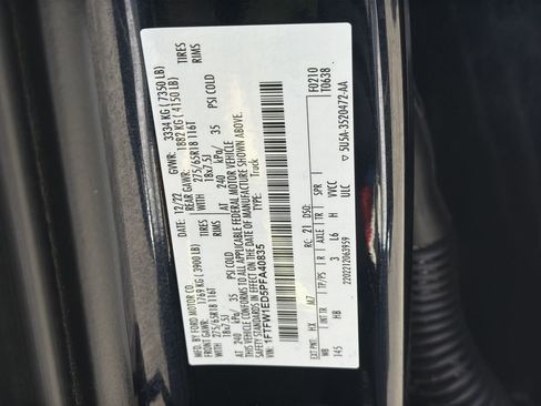 Certified 2023 Ford F150 Lariat w/ FX4 Off-Road Package AWD/4WD image 34