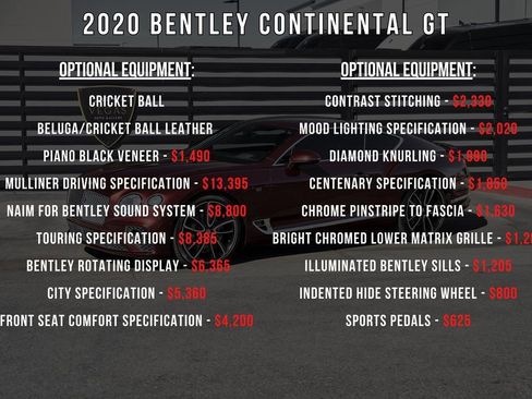 Used 2020 Bentley Continental GT First Edition AWD/4WD image 5