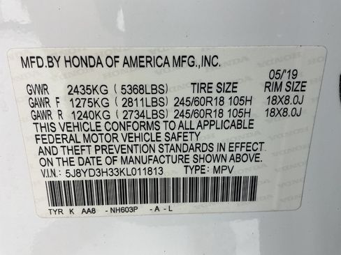 Used 2019 Acura MDX FWD image 53