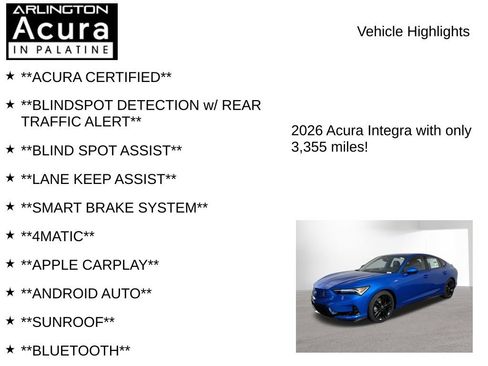 Used 2026 Acura Integra A-Spec FWD image 7