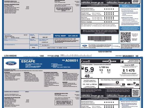 Used 2021 Ford Escape SE w/ Cold Weather Package image 2