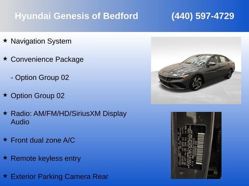 Used 2024 Hyundai Elantra SEL w/ Convenience Package FWD image 7