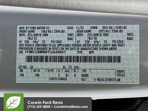 New 2026 Ford Escape ST-Line w/ Tech Pack #1 AWD/4WD image 33
