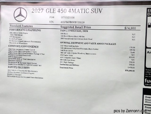 New 2027 Mercedes-Benz GLE 450 4MATIC image 26