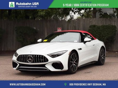 Used 2023 Mercedes-Benz SL 55 AMG 4MATIC w/ Driver Assistance Package image 1