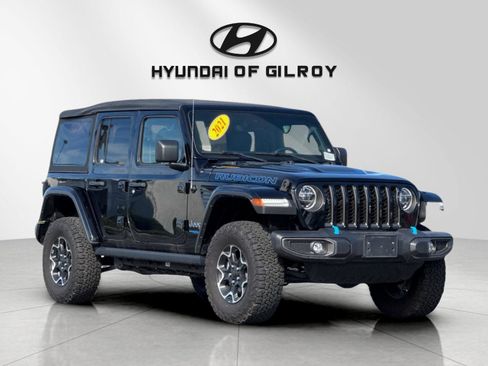 Used 2021 Jeep Wrangler Unlimited Rubicon 4xe w/ Cold Weather Group AWD/4WD image 12