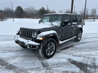 Used 2021 Jeep Wrangler Unlimited Sahara w/ Uconnect 4C Nav & Sound Group video 1