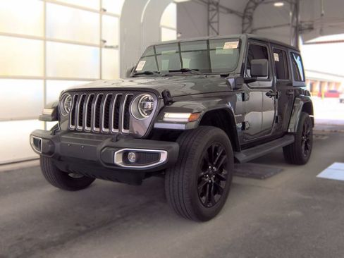 Used 2021 Jeep Wrangler Unlimited Sahara w/ Cold Weather Group AWD/4WD image 1