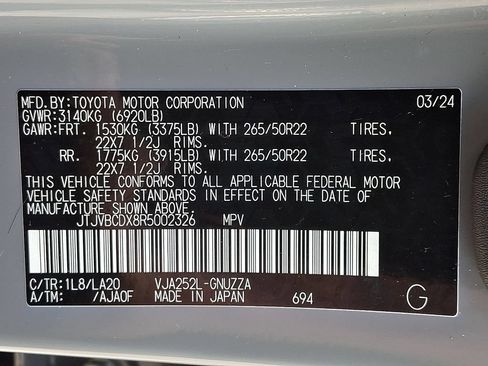 Used 2024 Lexus GX 550 w/ Accessory Package (2T) AWD/4WD image 36