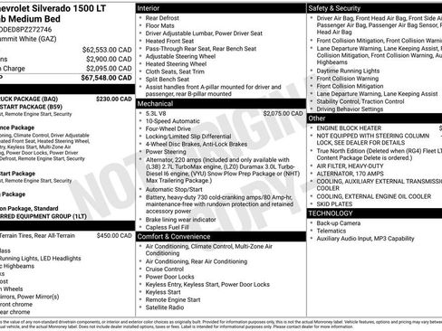 Used 2023 Chevrolet Silverado 1500 LT w/ Work Truck Package AWD/4WD image 2