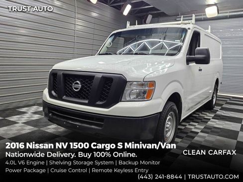 Used 2016 Nissan NV 1500 S w/ Power Package RWD image 1