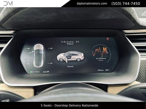 Used 2015 Tesla Model S 70D AWD/4WD image 31