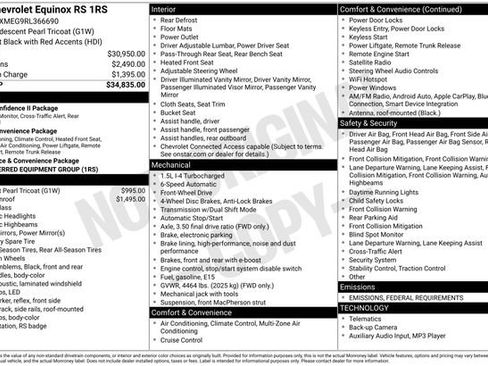Used 2024 Chevrolet Equinox RS image 15
