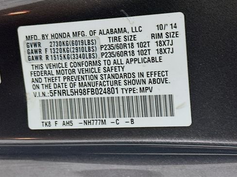 Used 2015 Honda Odyssey Touring image 15
