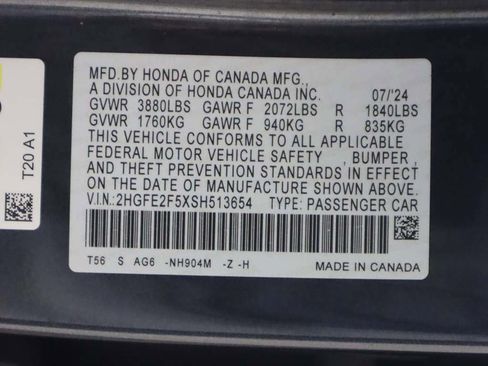 Used 2025 Honda Civic Sport image 48